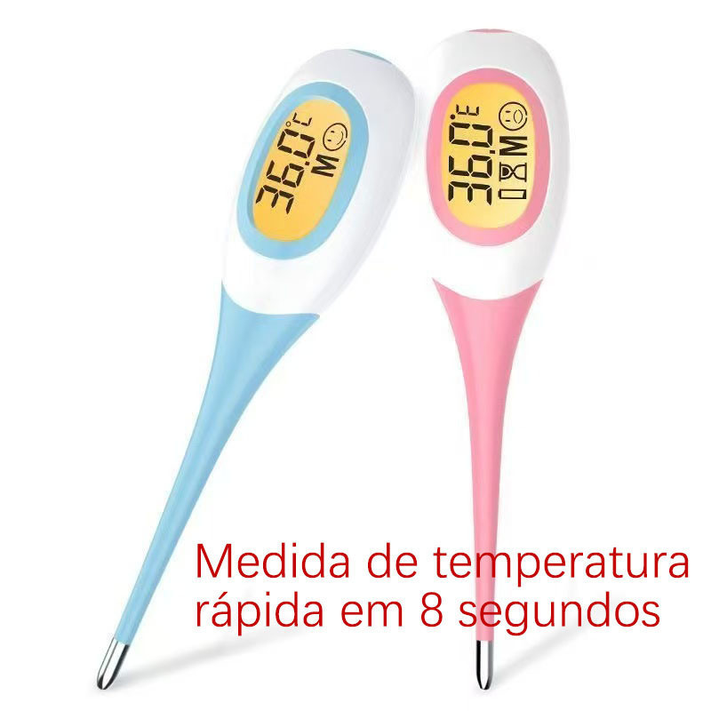 Termômetro super rapido 8s rosa e azul (muito rá