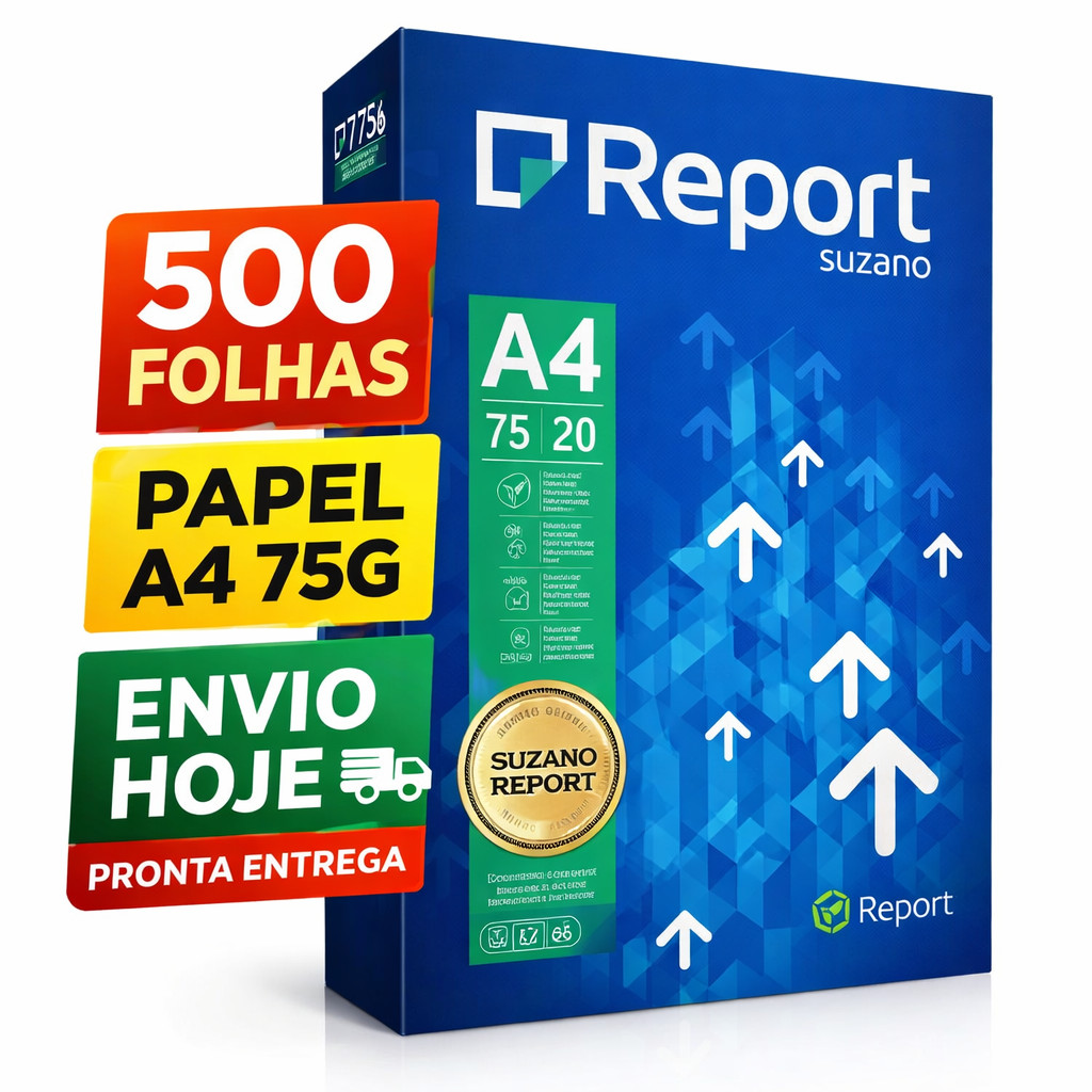 Papel Sulfite Report Folha Ofício Para Impressão