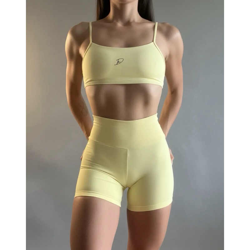 Conjunto Fitness Poliamida Diasp Roupa Academia Bl