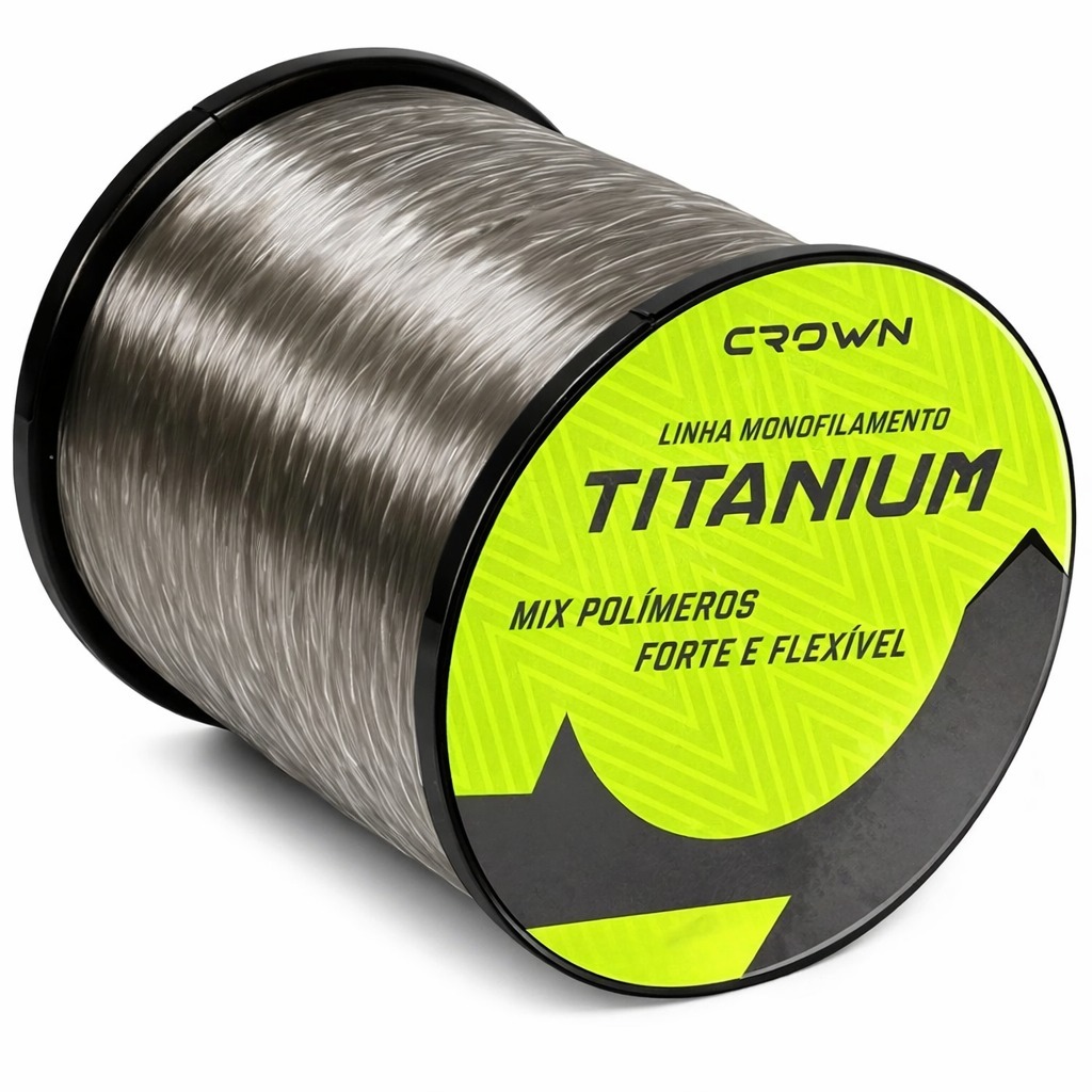 Linha Pesca Titanium Crown Carretel 500m – P