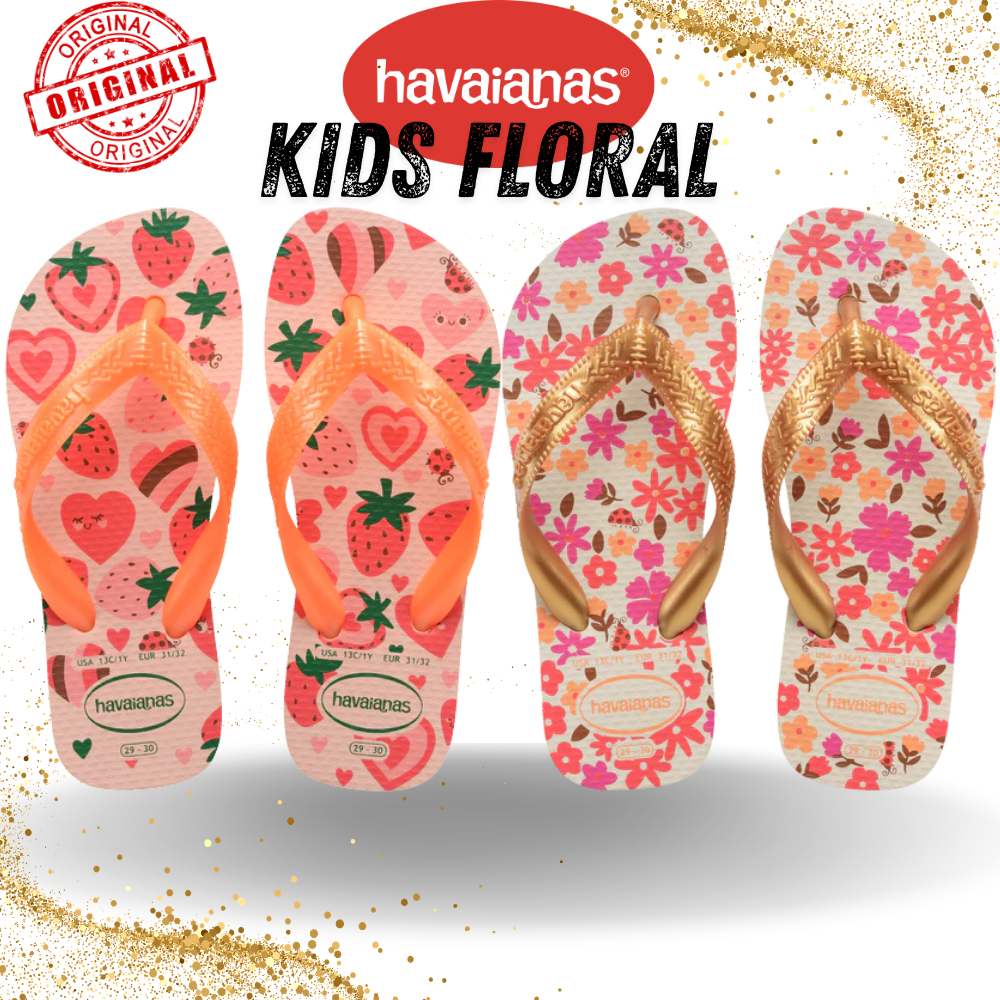 Chinelo Havaianas Kids Flores – Sandália In