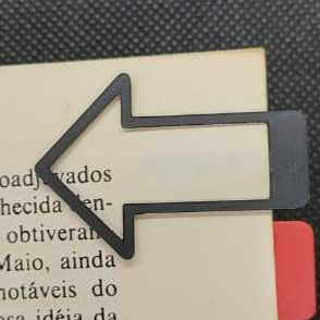 Kit Marca Pagina em formato de Seta
