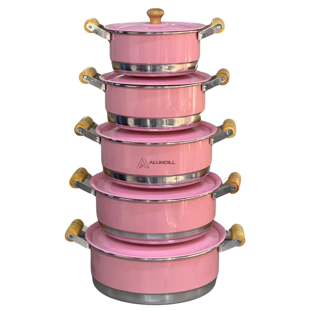 Jogo de Panela Conjunto Kit Cacarola Pop com 5 uni
