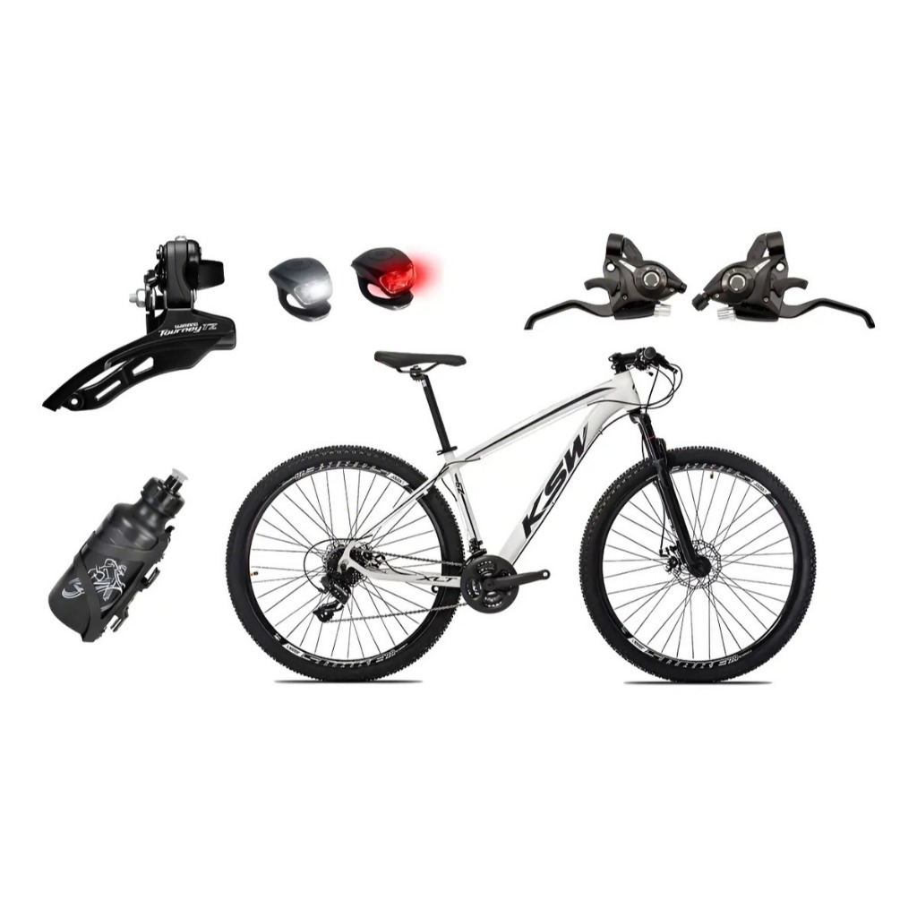 Bicicleta Aro 29 Ksw XLT 100 Alumínio 24v cambio