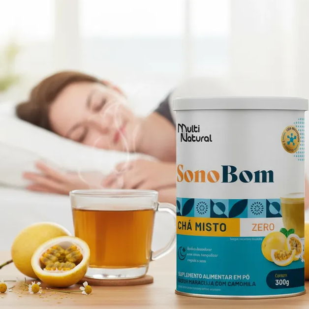 Melatonina em Pó 210mcg Com Passiflora eudulis e 