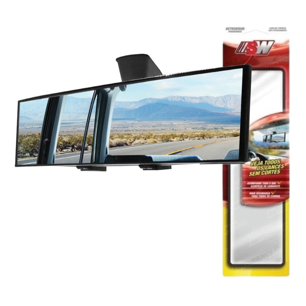 Espelho Retrovisor Interno Universal Panorâmico G