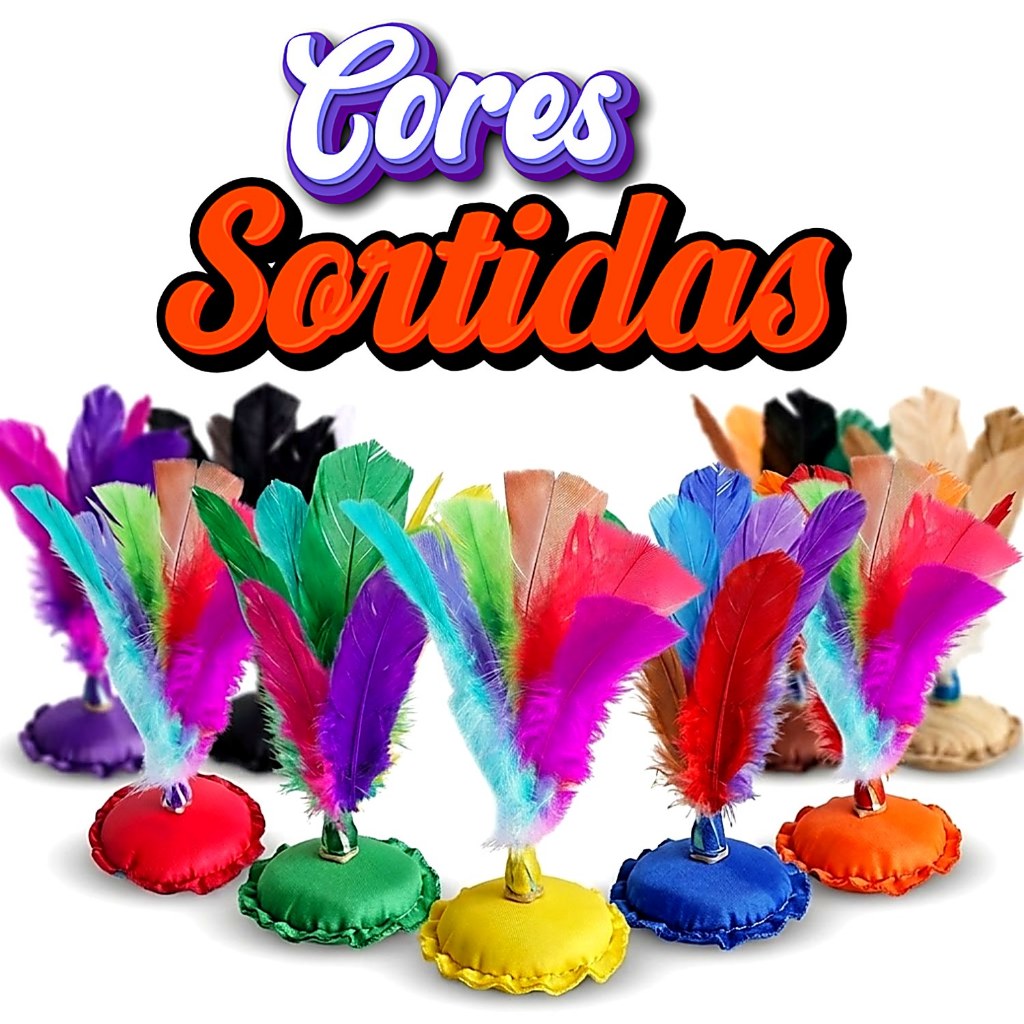 Petecas Infantil Brinquedo Cores Diversas Festa Ju
