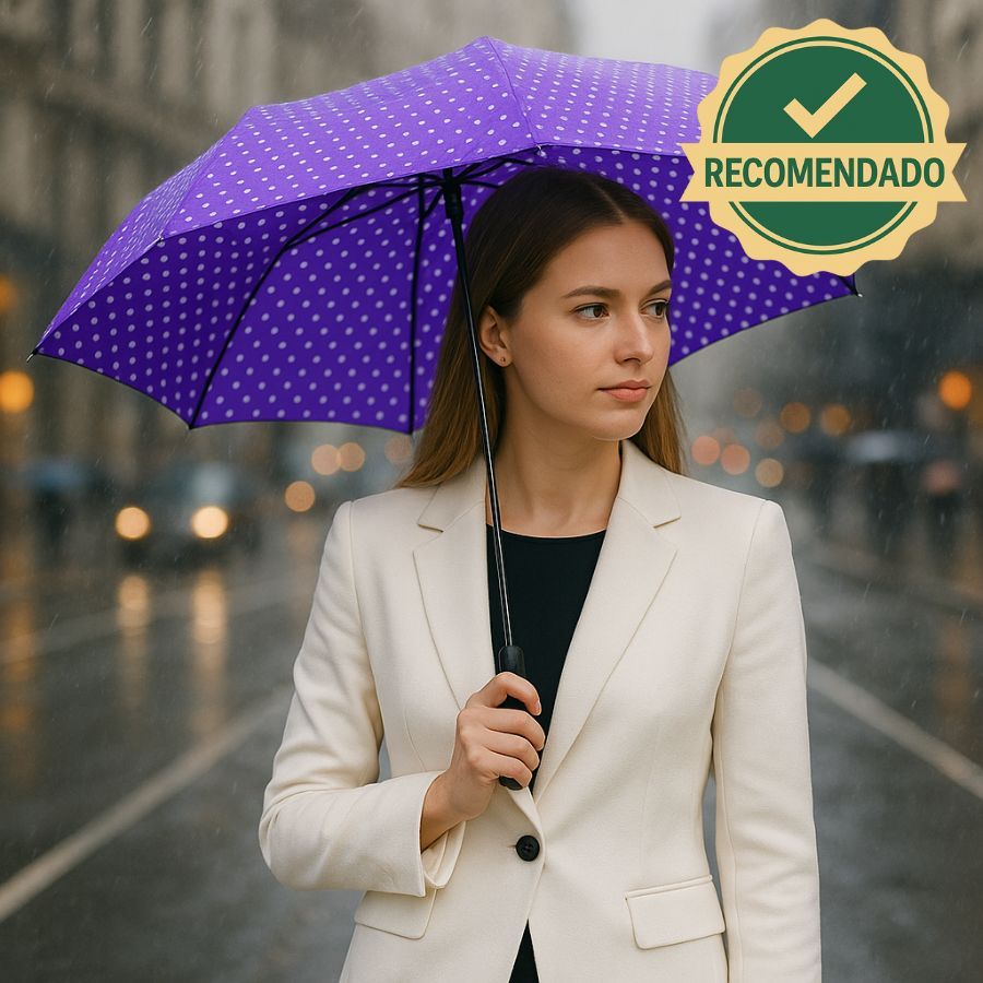 Guarda-Chuva Mini Sombrinha Compacta de Bolso Poá