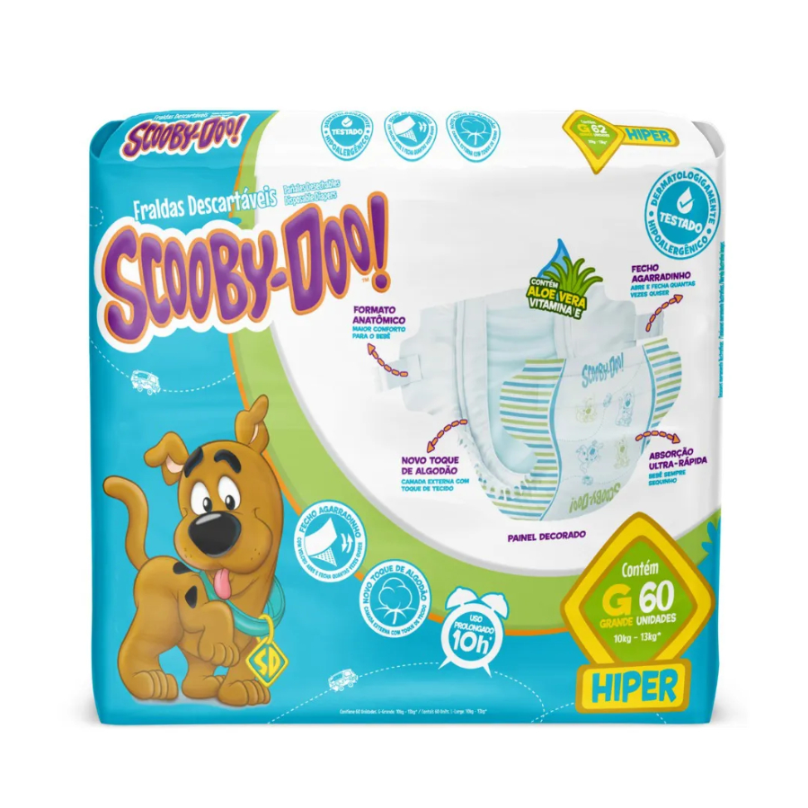 Fralda Scooby Doo Hiper – CCM