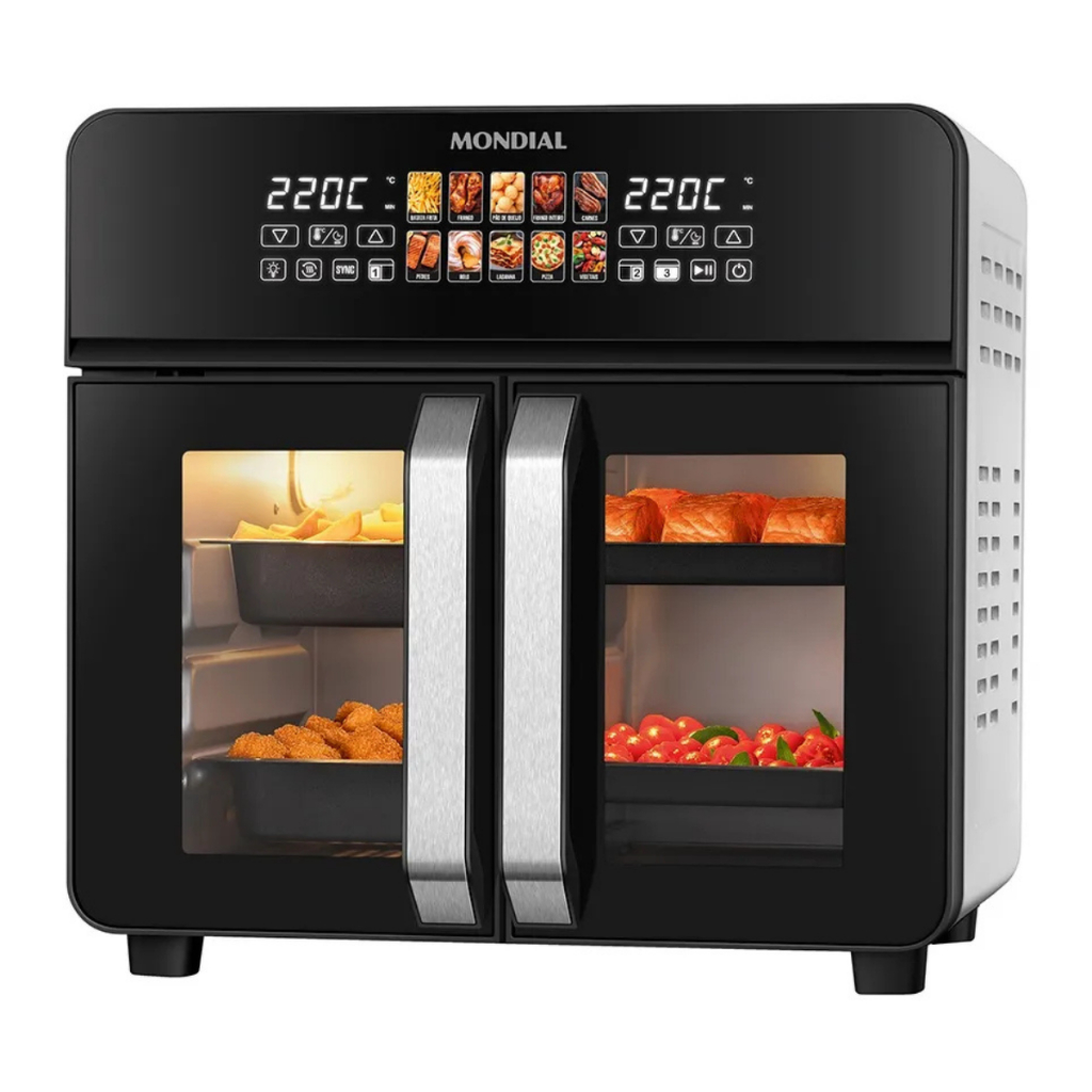 Air Fryer Forno 25l Mondial French Door 127v Origi