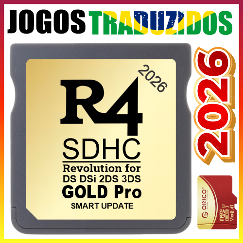 Cartão R4 Novo Atualizado 2026 + de 1000 jogos to