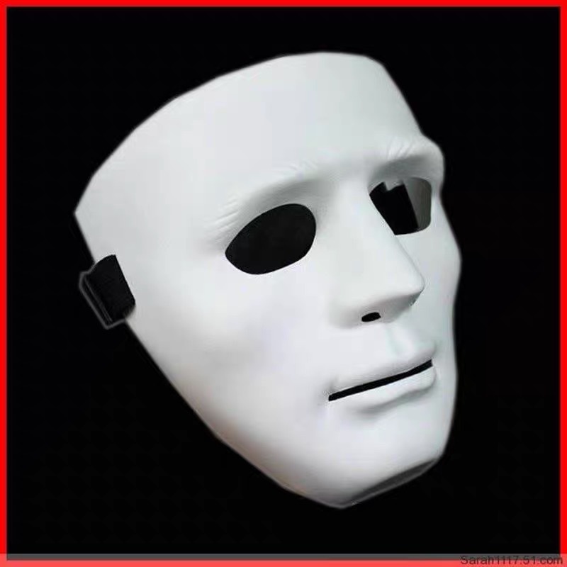 Máscara Jabbawockeez Dança Teatro Fantasia Branc