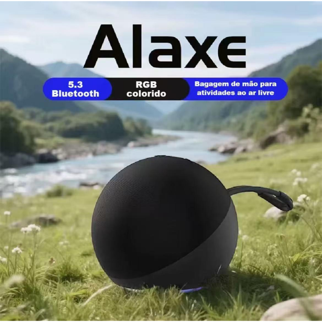 Caixa de Som Bluetooth 5.3 Portátil RGB | Som Pot