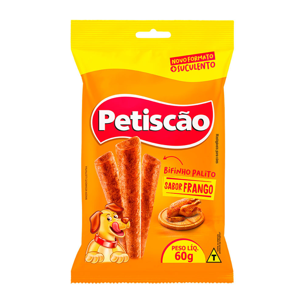Bifinho Mastigável Petiscão Palito Para Cães Sa