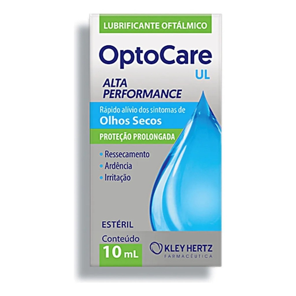 Colírio Lubrificante Oftálmico OptoCare Ul Olhos
