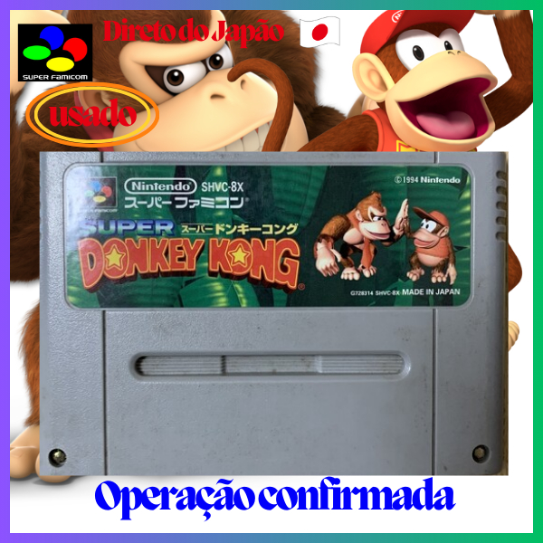 Direto do JapãoSuper Famicom Super Donky KongOrig