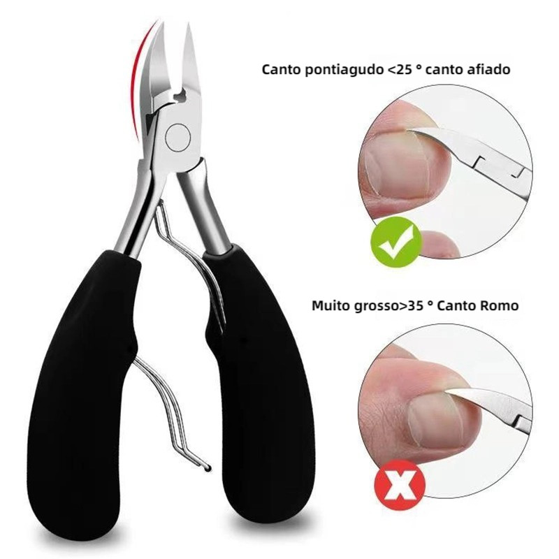 KIT 1/2/3 PCS Grande Alicate cortador de unhas Aç