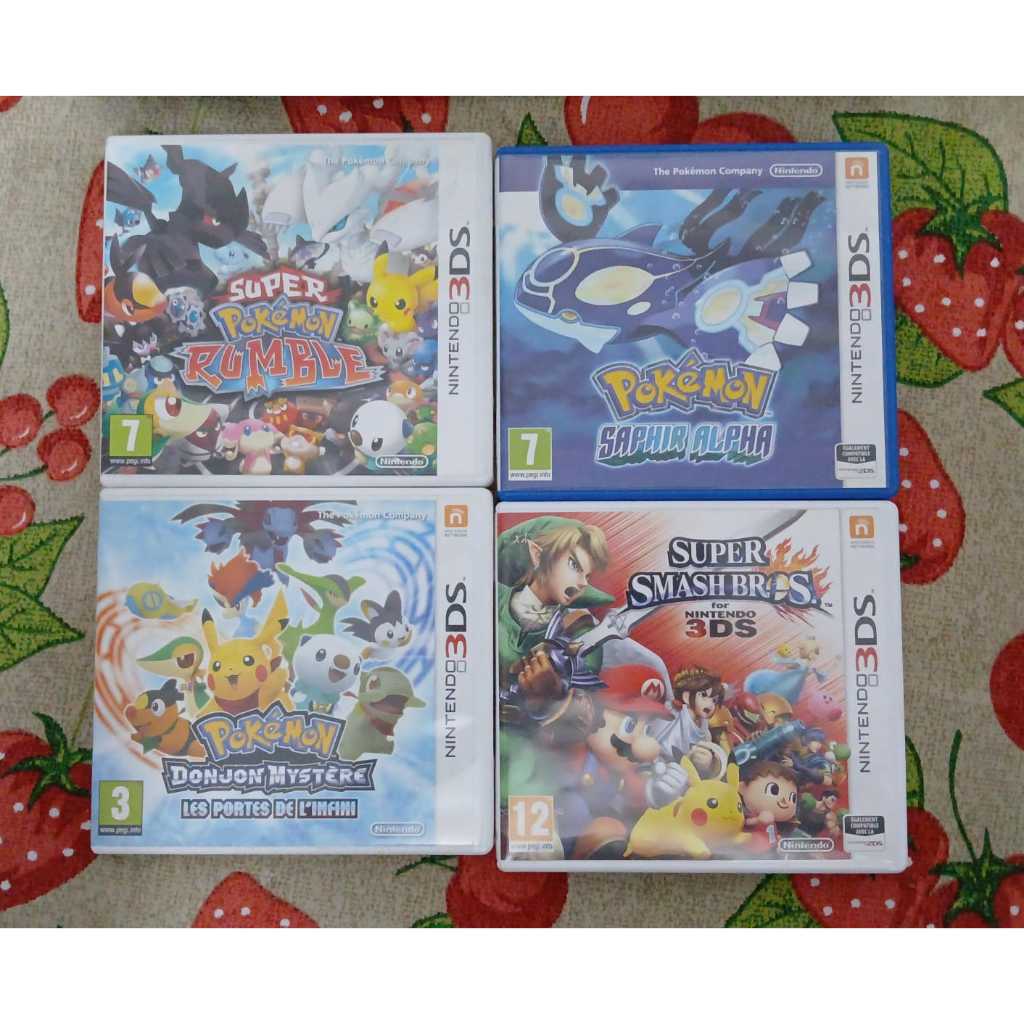 Jogos nintendo 3ds Usados cartuchos europeus