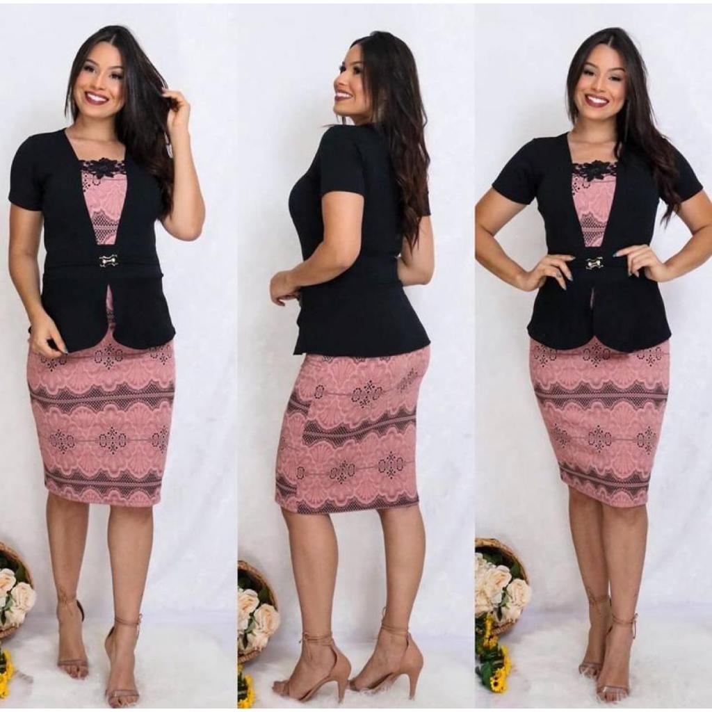 Vestido Evangélico Para Culto Das Igrejas Tubinho