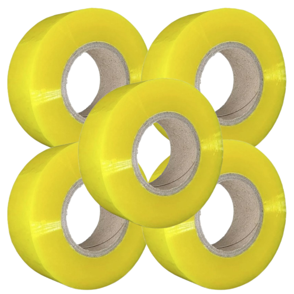 Kit 5 Fitas Adesivas Durex 500m Larga Transparente