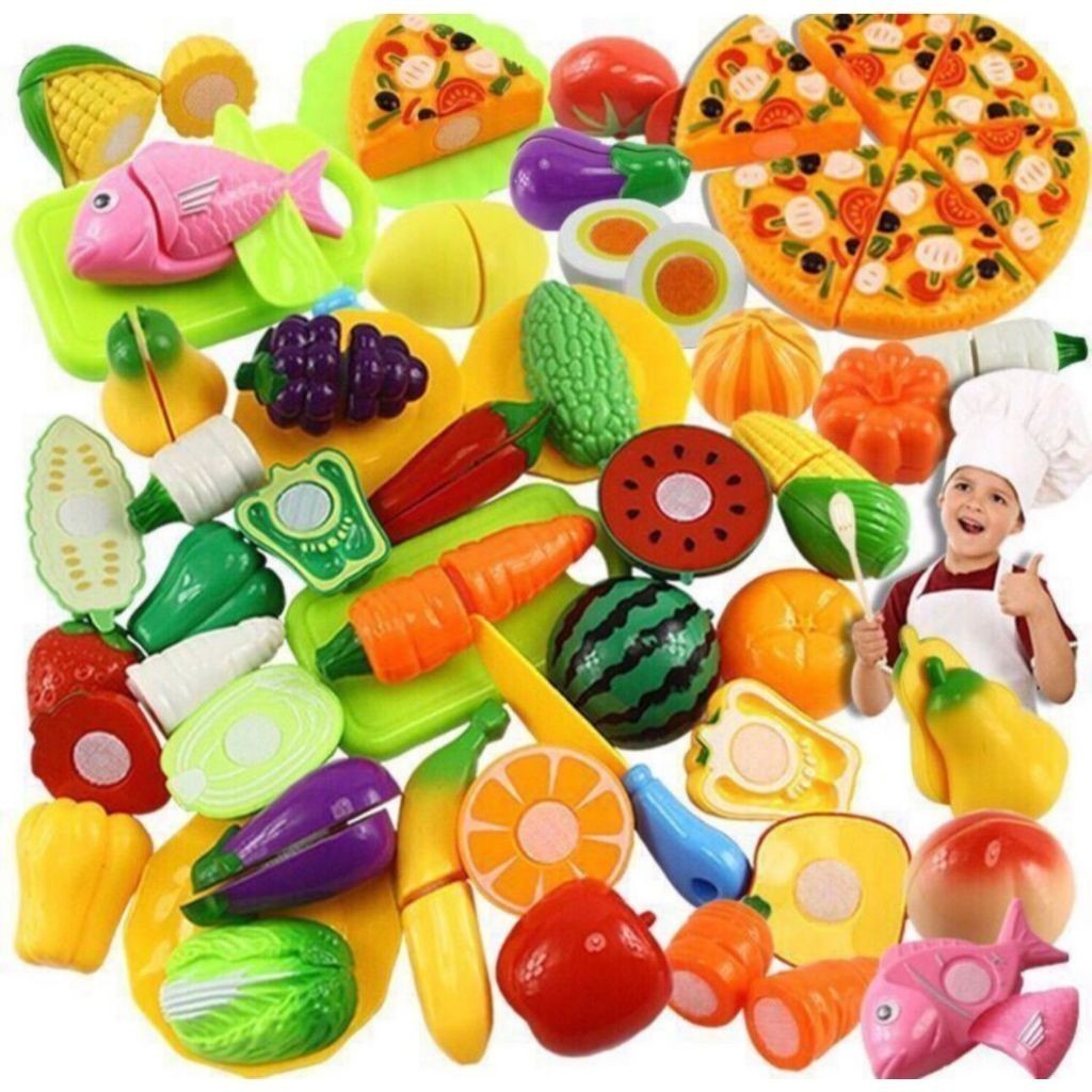 Kit frutas frutinhas legumes de brinquedo comidinh
