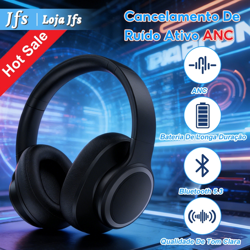 Fone Bluetooth P3960 ANC  | Cancelamento de Ruído