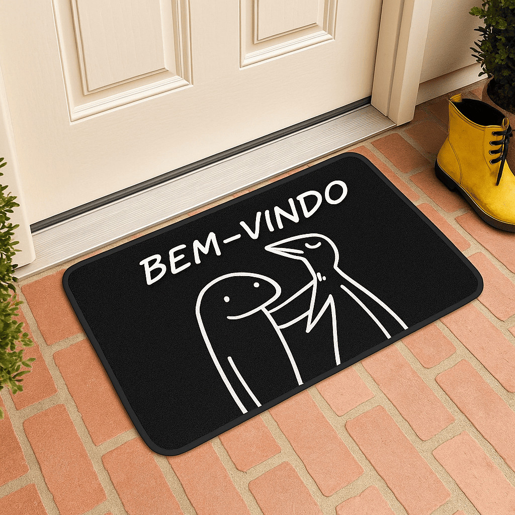 Tapete Porta Decorativo Estampas Divertidas Estilo