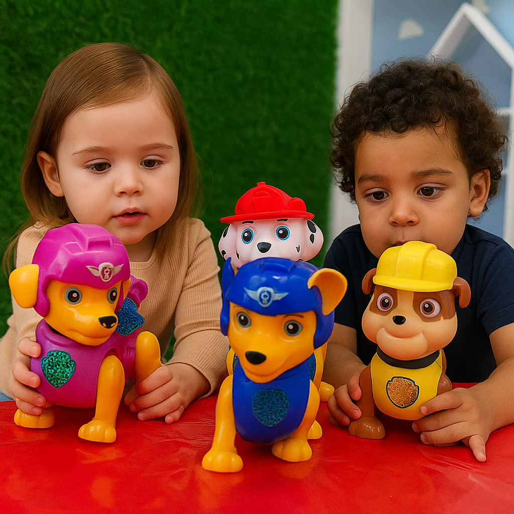 Brinquedo Infantil Cachorro Patrulha Canina Fujão