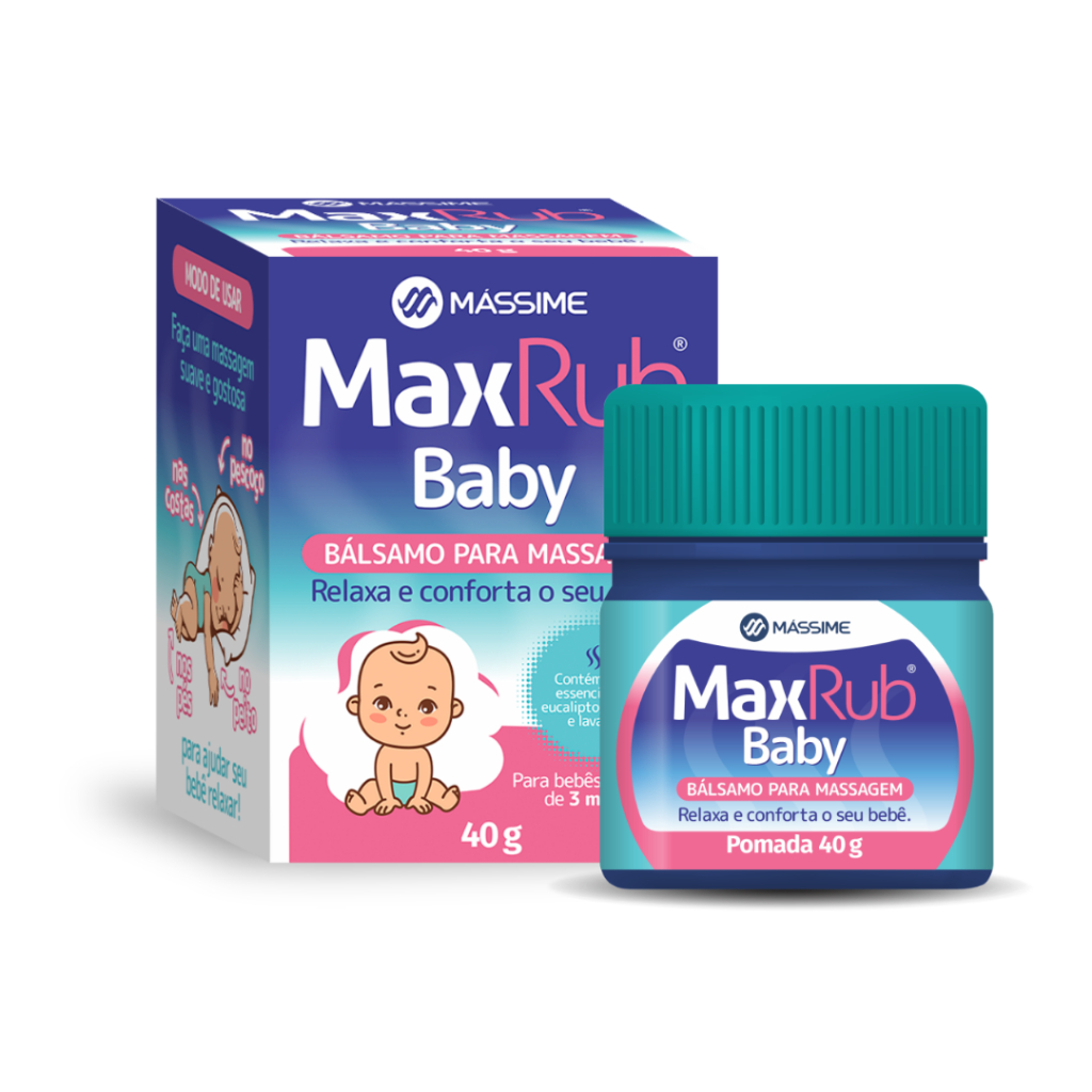 Pomada Maxrub Baby 40g – Bálsamo Alivio Do 