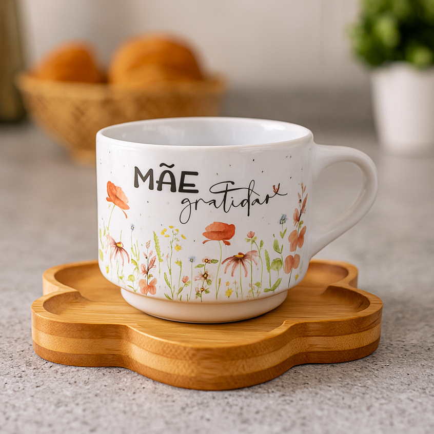 Xícara Dia Das Mães 200ml –  Frase Melhor 