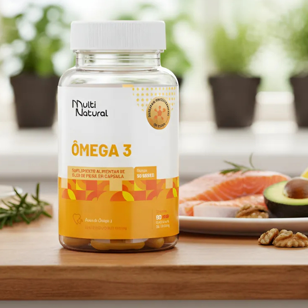 Ômega 3 1000mg Pote 90 Caps – Epa 540mg Dha