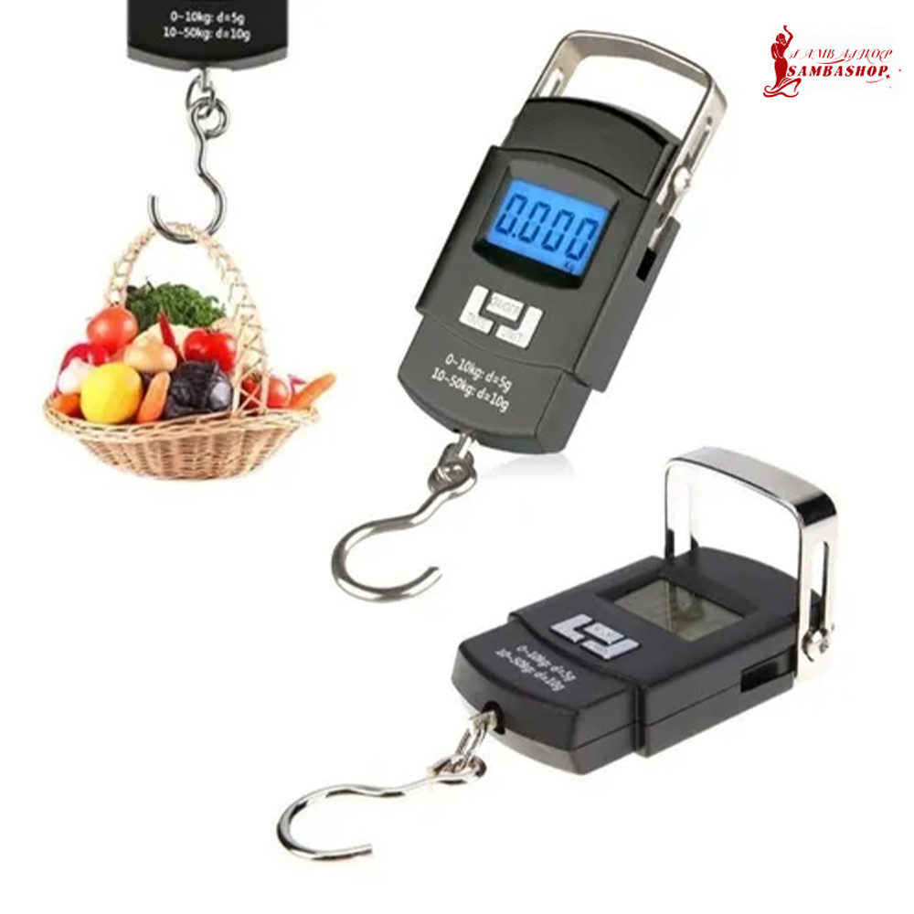 Balança Digital 50kg De Mão Profissional Bagagem