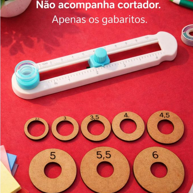 Kit Gabaritos para Cortador Circular KW-triO  8 Mo