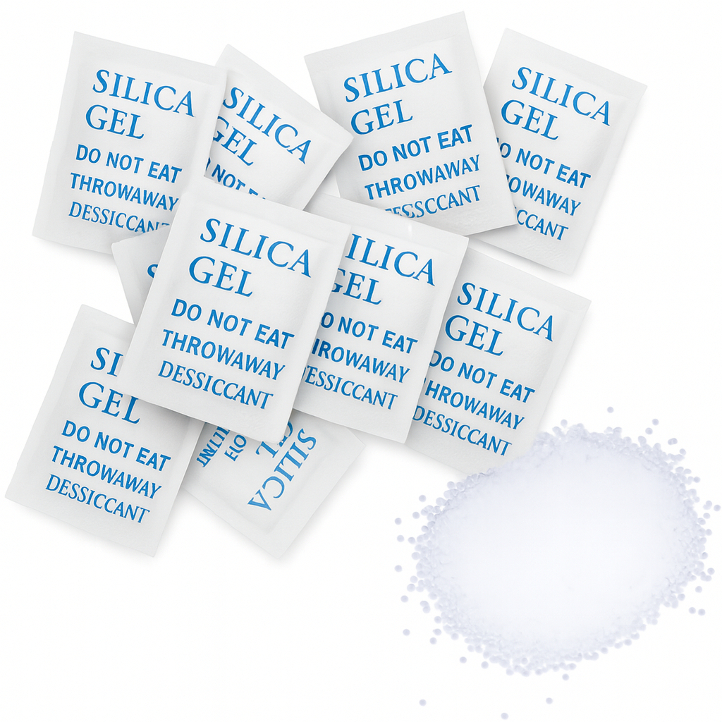 Sílica Gel 100 Unidades Dessecante Anti Mofo Umid