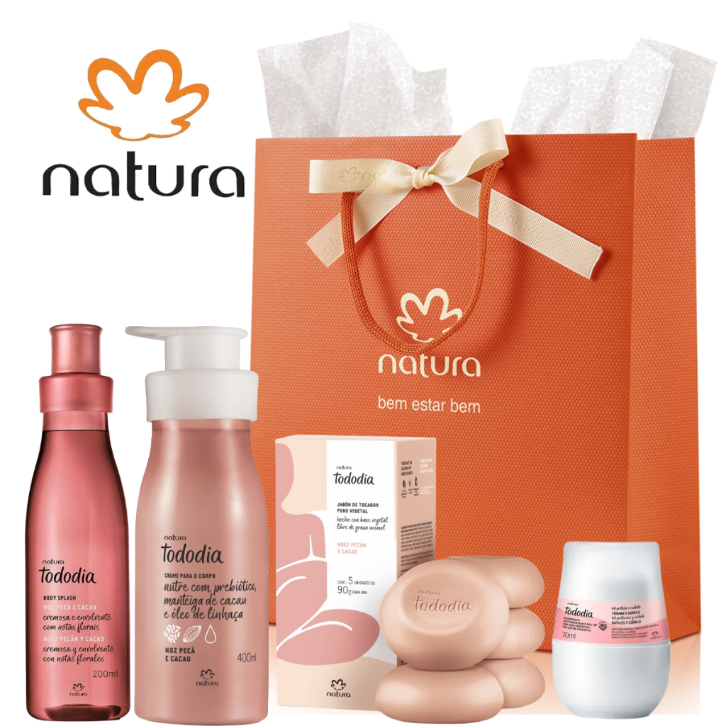 kit Presente Tododia Noz Pecã e Cacau Natura ORIG