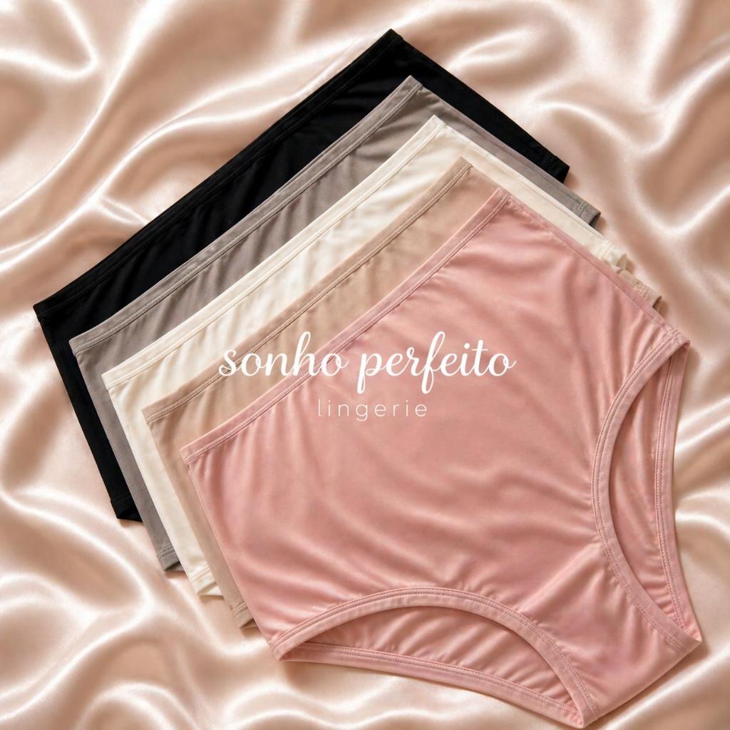 Calcinha Plus Size Senhora Conforto Pós Parto Có