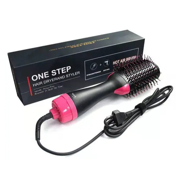 Escova Secadora Alisador Elétrica Quente Cabelo C
