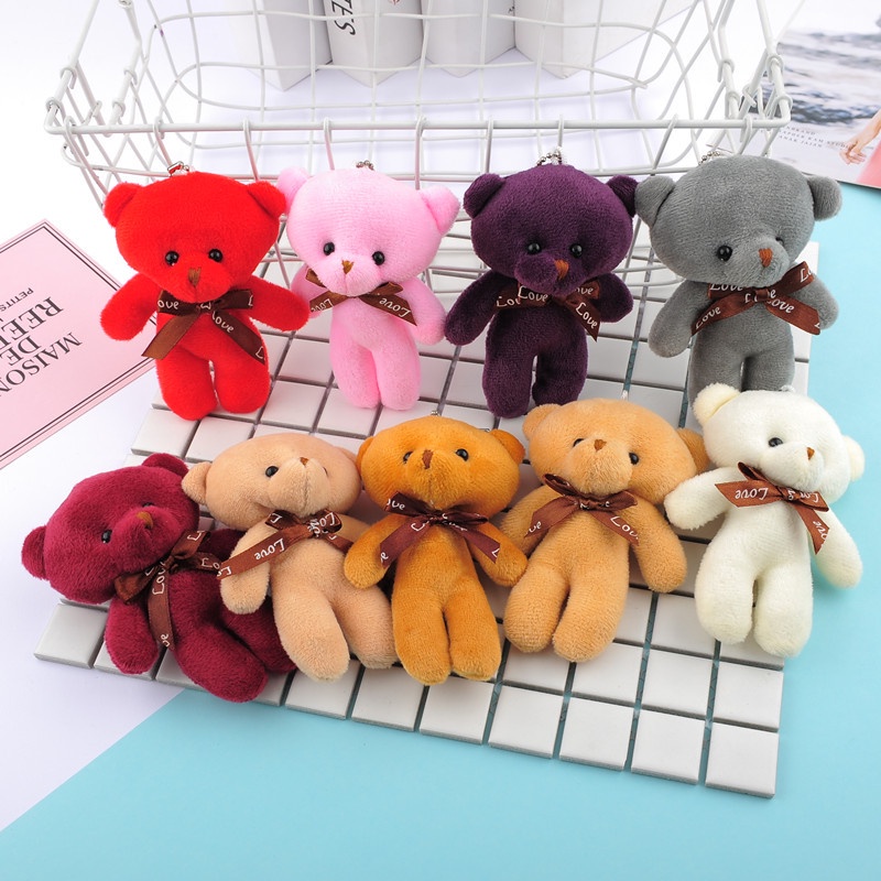 12cm Multicolor Boneca Urso De Pelúcia Ursinhos C