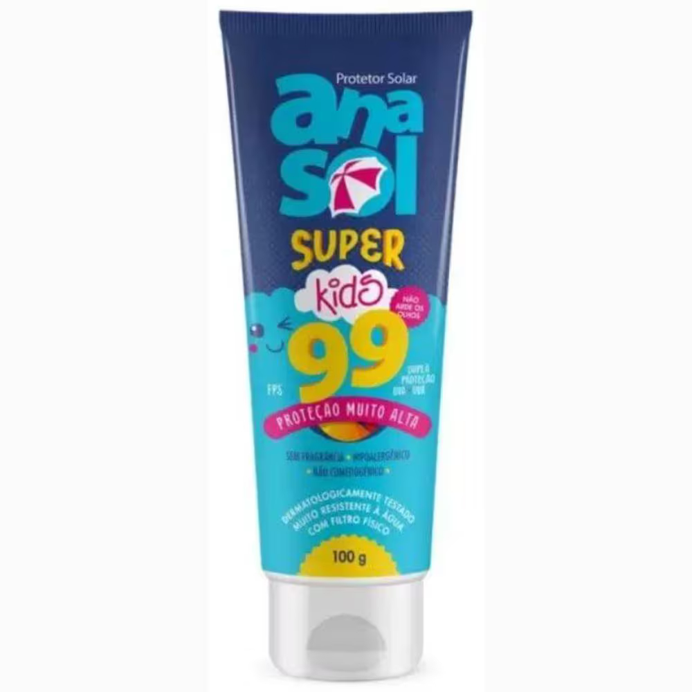 Anasol Protetor Solar Infantil Kids FPS 99 Longa D