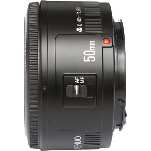 LENTE  YN 50MM F/1.8 YONGNUO PARA CANON EF Novo e 