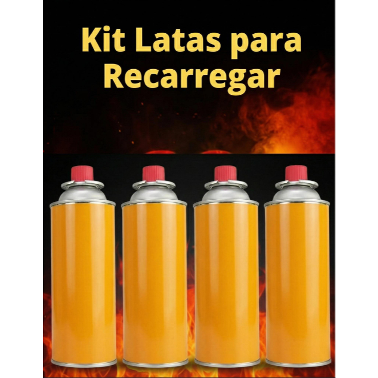 Pack 4un – cozinha camping churrasco