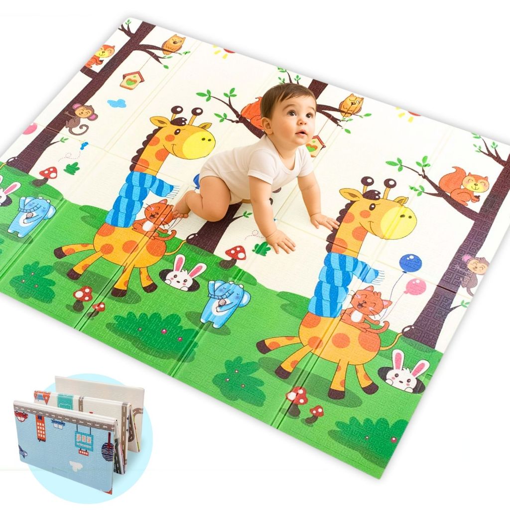 Tapete Infantil de Atividades Dupla Face Tatame Em
