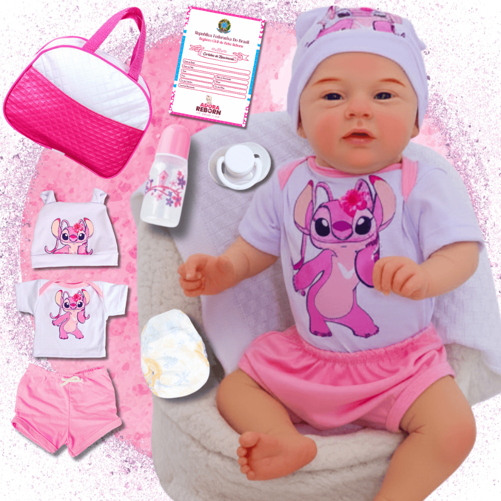 Bebê Reborn Boneca Menina Realista Angel Original