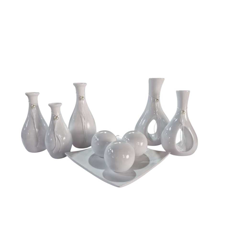 KIT 9 PEÇAS PARA DECORAÇÃO DE CASA SALA LUXO NO