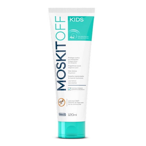 Repelente Moskit Off Farmax Loção Kids 120ml