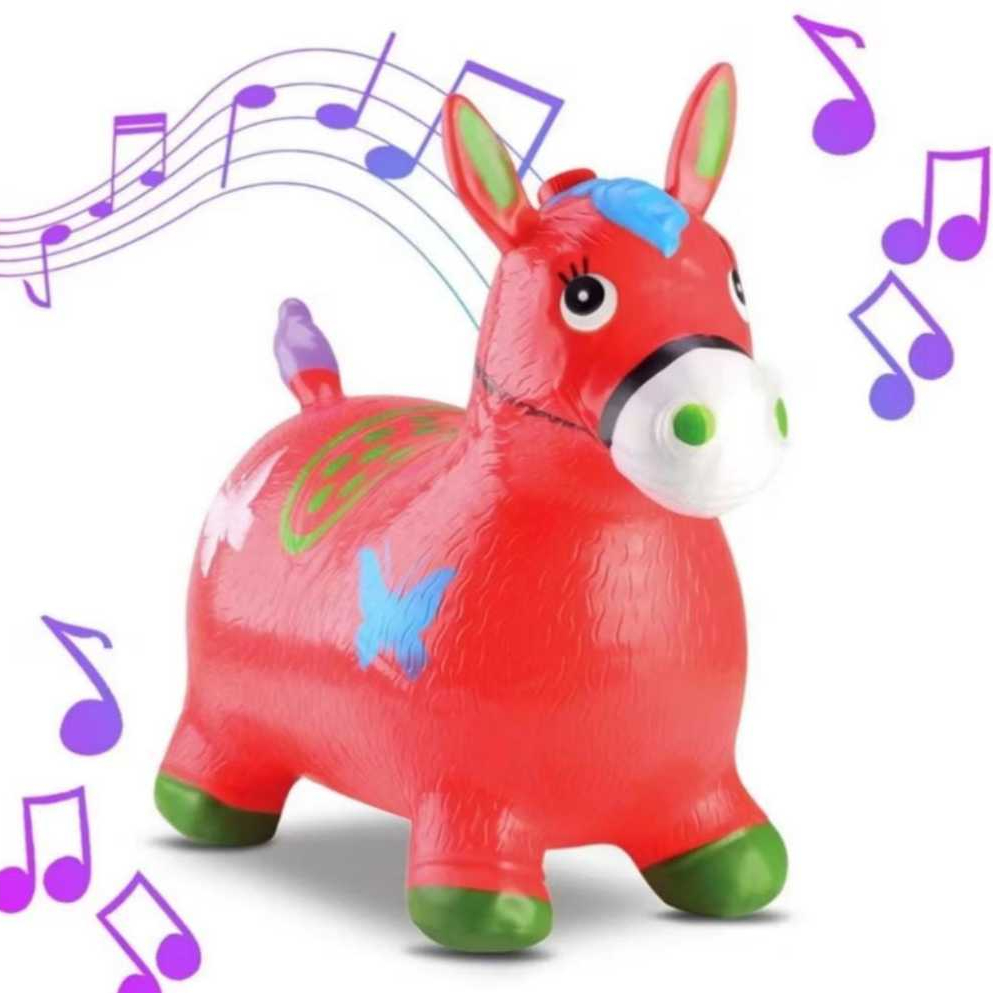 Brinquedo Cavalo Upa Upa Com Som Pula Pula Infanti
