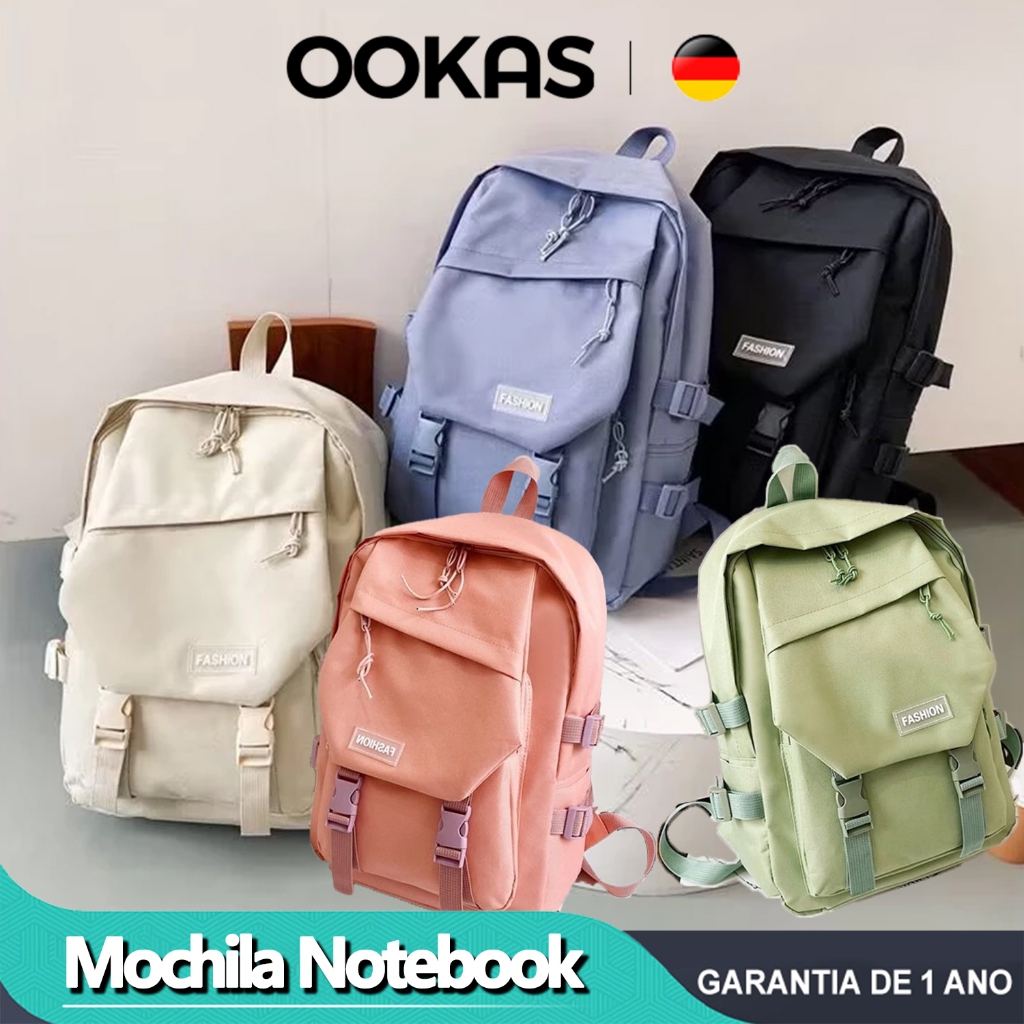 OOKAS Grande Capacidade Mochila Notebook À Prova 
