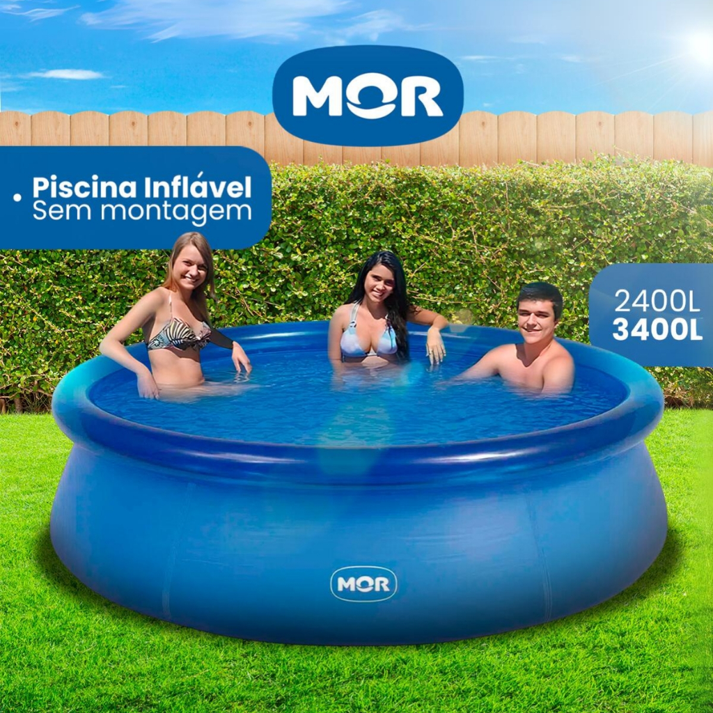 Piscina infantil Redonda Inflável 3400 Litros 240