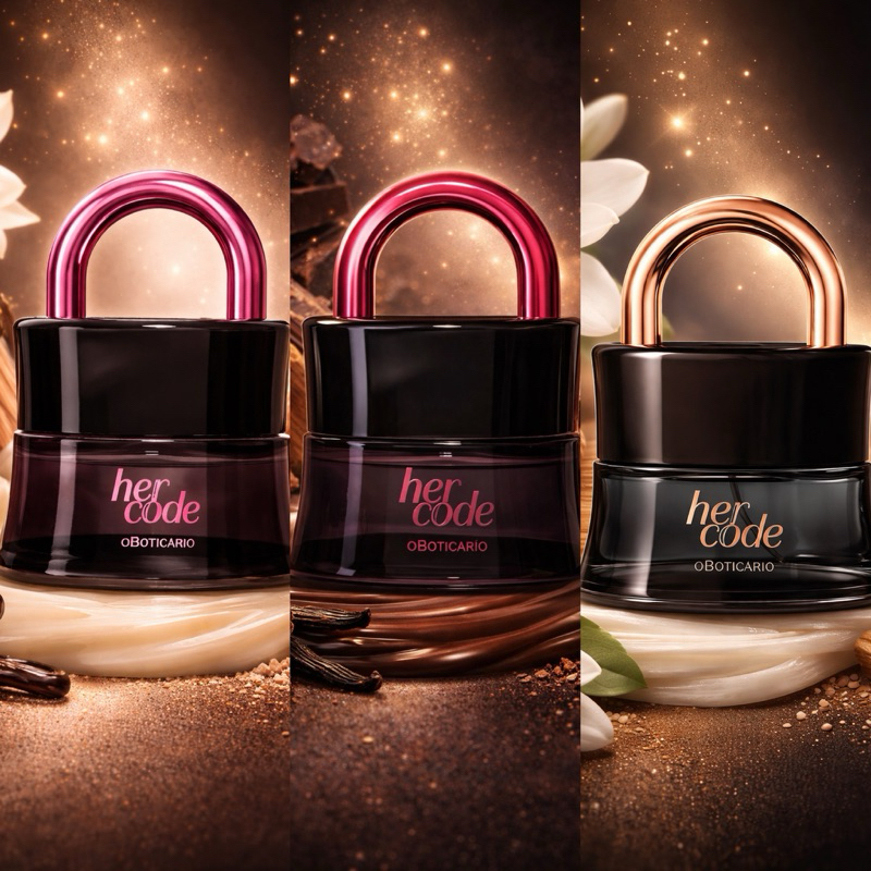Linha Her Code Eau De Parfum 50ml ORIGINAL LACRADO
