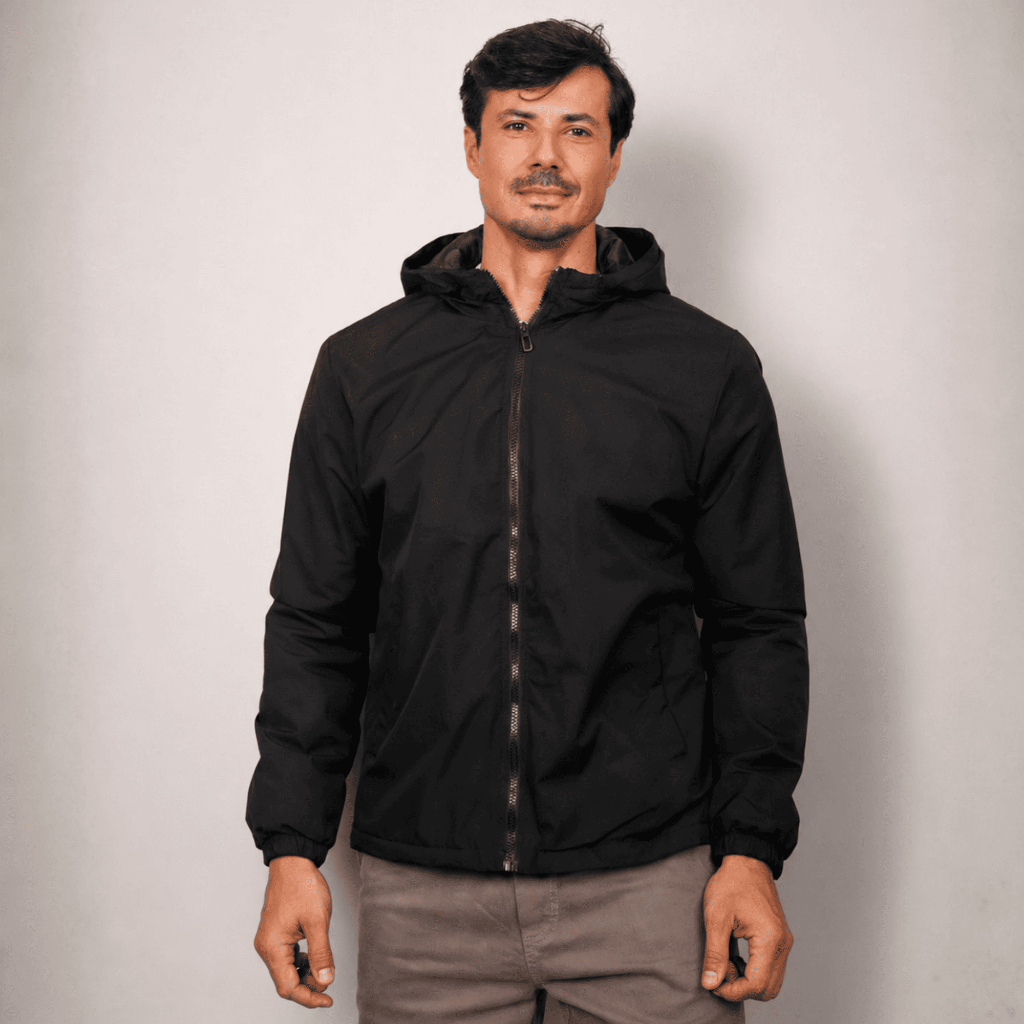 Jaqueta Masculina Corta Vento Peluciada Plus Size 